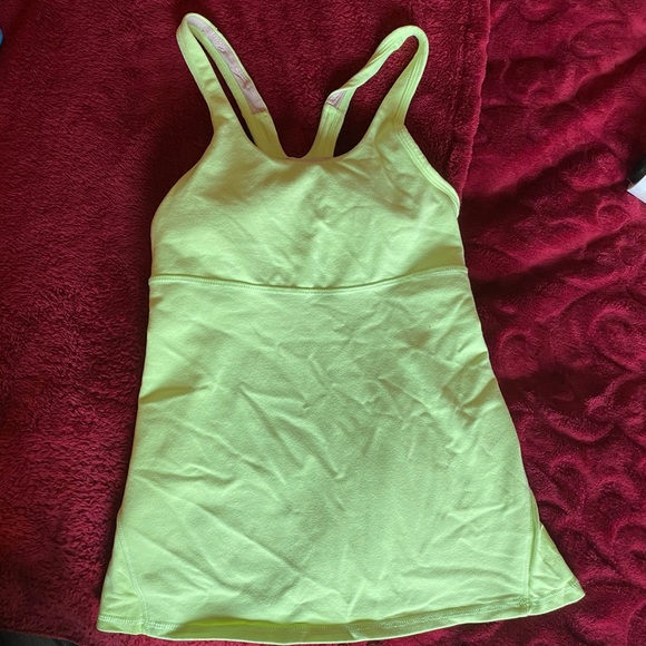 Vintage Lime Lululemon Tank - Picture 1 of 2